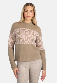 Kari Traa pulover din amestec de lana DISA culoarea verde, cu turtleneck, 623885 imagine