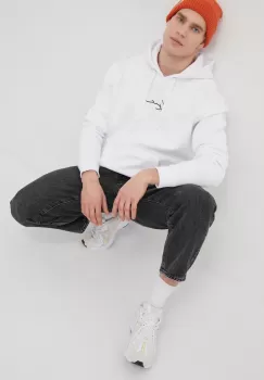 Karl Kani bluza barbati, culoarea alb, cu imprimeu imagine