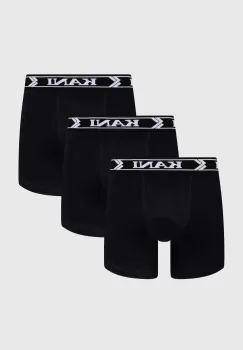 Karl Kani boxeri 3-pack barbati, culoarea negru imagine