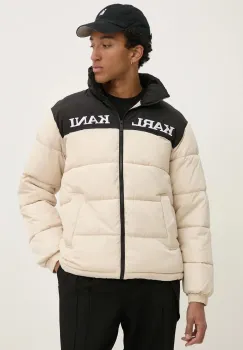 Karl Kani geaca barbati, culoarea bej, de iarna, 60760010 imagine