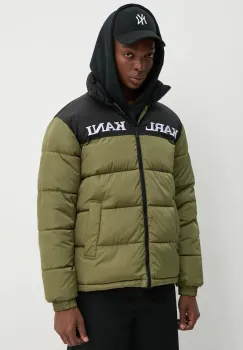 Karl Kani geaca barbati, culoarea verde, de iarna, 60760012 imagine