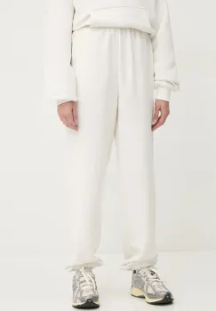 Karl Kani pantaloni de trening culoarea bej, neted, 61030031 imagine