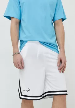 Karl Kani pantaloni scurti barbati, culoarea alb imagine