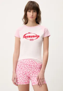 Karl Kani tricou culoarea roz, 61300125 imagine