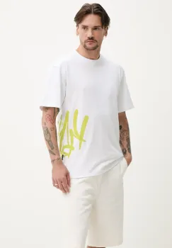 Karl Kani tricou din bumbac barbati, culoarea alb, cu imprimeu, 60300330 imagine