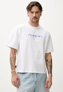 Karl Kani tricou din bumbac barbati, culoarea alb, cu imprimeu, 60300356 imagine