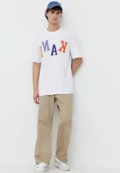 Karl Kani tricou din bumbac barbati, culoarea alb, cu imprimeu imagine