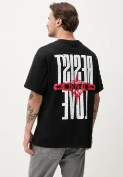 Karl Kani tricou din bumbac barbati, culoarea negru, cu imprimeu, 60300349 imagine