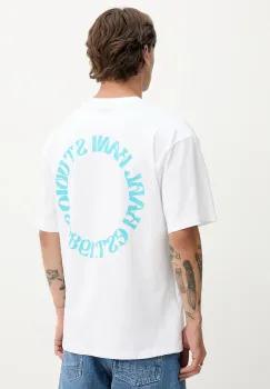 Karl Kani tricou din bumbac culoarea alb, cu imprimeu, PD00005335 imagine
