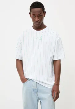 Karl Kani tricou din bumbac culoarea alb, cu imprimeu, PD00005363 imagine