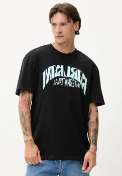 Karl Kani tricou din bumbac culoarea negru, cu imprimeu, PD00005358 imagine