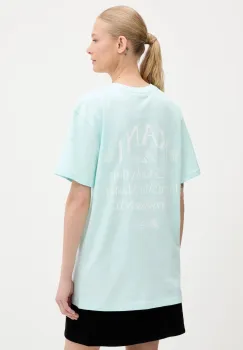 Karl Kani tricou din bumbac culoarea turcoaz, PD00005458 imagine