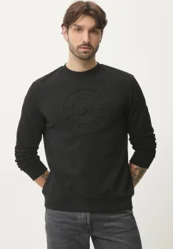 Karl Lagerfeld bluza barbati, culoarea negru, cu imprimeu, 543910.705403 imagine