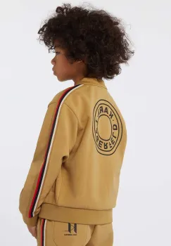 Karl Lagerfeld bluza copii culoarea maro, cu imprimeu, Z30256 imagine