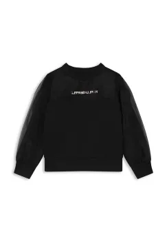 Karl Lagerfeld bluza copii culoarea negru, cu imprimeu, Z30226 imagine