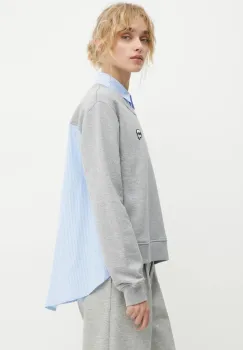 Karl Lagerfeld bluza femei, culoarea gri, modelator, A1W20084 imagine