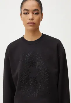 Karl Lagerfeld bluza femei, culoarea negru, cu imprimeu, 246W1813 imagine