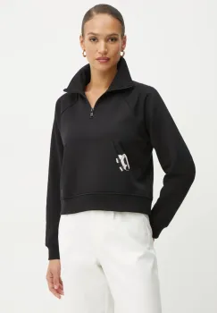 Karl Lagerfeld bluza femei, culoarea negru, cu imprimeu, A1W20058 imagine