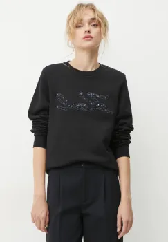 Karl Lagerfeld bluza femei, culoarea negru, cu imprimeu, A1W20094 imagine