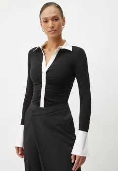 Karl Lagerfeld bluza femei, culoarea negru, modelator, A1W17087 imagine