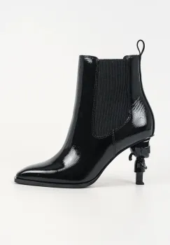 Karl Lagerfeld botine cu platforma pentru femei din piele Karl Nft Heel imagine