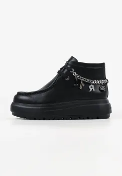 Karl Lagerfeld botine cu platforma pentru femei din piele Katya imagine