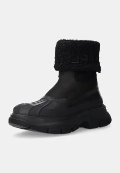 Karl Lagerfeld botine LUNA SNOW femei, culoarea negru, cu platforma, KL42964 imagine