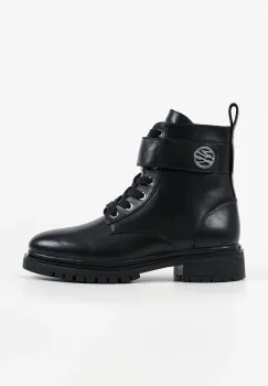 Karl Lagerfeld botine pentru femei din piele Binky imagine