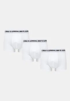 Karl Lagerfeld boxeri 3-pack barbati, culoarea alb, A1M47151 imagine
