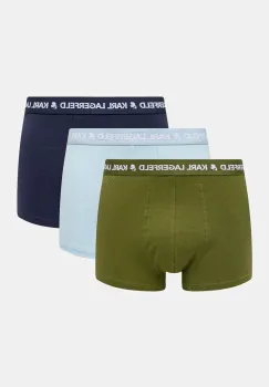 Karl Lagerfeld boxeri 3-pack barbati, culoarea albastru marin, A1M47017 imagine