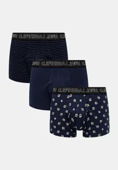 Karl Lagerfeld boxeri 3-pack barbati, culoarea albastru marin, A1M47042 imagine