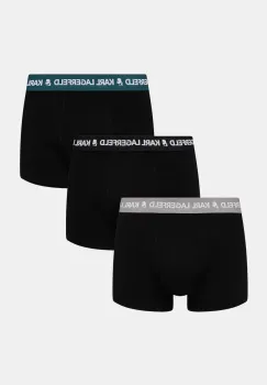 Karl Lagerfeld boxeri 3-pack barbati, culoarea negru, A1M47021 imagine