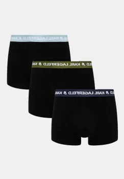Karl Lagerfeld boxeri 3-pack barbati, culoarea negru, A1M47021 imagine