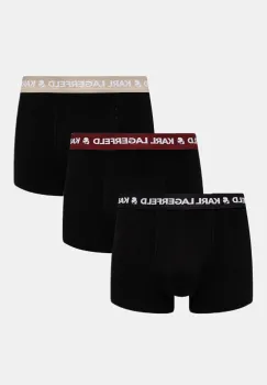 Karl Lagerfeld boxeri 3-pack barbati, culoarea negru, A1M47021 imagine