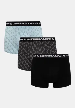 Karl Lagerfeld boxeri 3-pack barbati, culoarea negru, A1M47086 imagine