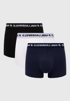 Karl Lagerfeld boxeri 3-pack barbati, culoarea negru imagine