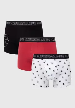 Karl Lagerfeld boxeri 3-pack barbati, culoarea rosu, 245M2104 imagine