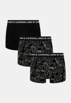 Karl Lagerfeld boxeri 3-pack culoare neagra A3M47014 imagine