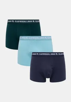 Karl Lagerfeld boxeri 3-pack culoarea bleumarin, A1M47017 imagine