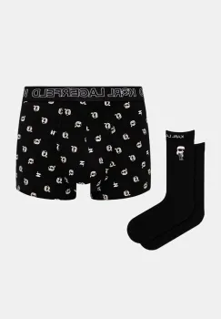 Karl Lagerfeld boxeri barbati, culoarea negru, A1M47109 imagine
