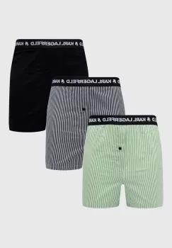 Karl Lagerfeld boxeri de bumbac culoarea albastru marin imagine