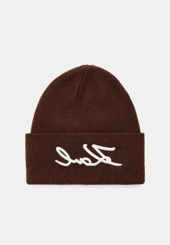 Karl Lagerfeld caciula din amestec de lana K/SIGNATURE culoarea maro, B1W33016 imagine