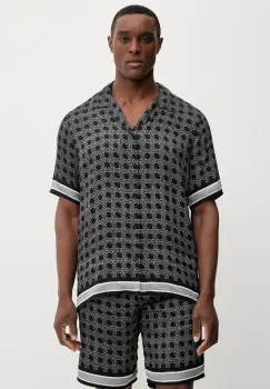 Karl Lagerfeld camasa culoarea negru, relaxed, 561881.605942 imagine