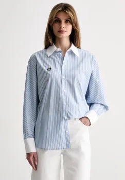 Karl Lagerfeld camasa pentru femei din bumbac IKON imagine