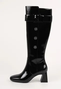 Karl Lagerfeld cizme BEATA culoarea negru, cu toc drept, KL31475A imagine