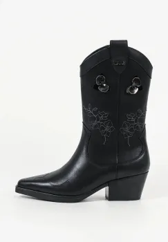 Karl Lagerfeld  cizme cowboy pentru femei din piele Kadence imagine