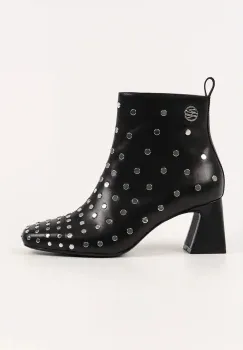 Karl Lagerfeld cizme de piele BEATA culoarea negru, cu toc drept, KL31445S imagine