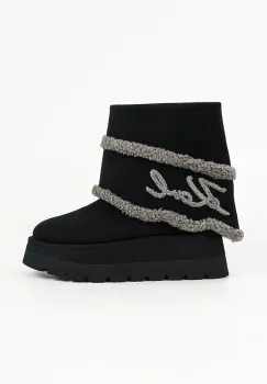Karl Lagerfeld  cizme de zapada pentru femei din piele intoarsa Skylar imagine