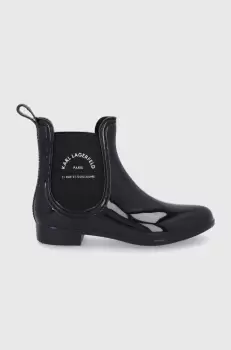 Karl Lagerfeld Cizme femei, culoarea negru imagine