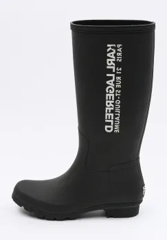Karl Lagerfeld cizme KALOSH femei, culoarea negru, KL47085 imagine